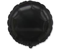 Opakowanie Balon foliowy Okrągły czarny 45cm
