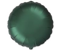 Opakowanie Balon foliowy Okrągły satynowy dark green 45cm