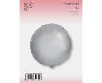 Opakowanie Balon foliowy Okrągły srebrny 45cm