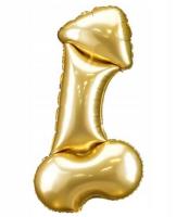 Opakowanie Balon foliowy Penis 55,5x112cm złoty