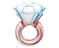 Opakowanie Balon foliowy Pierścionek różowy 42x58cm