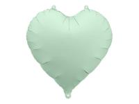 Opakowanie Balon foliowy Serce 45cm zieleń