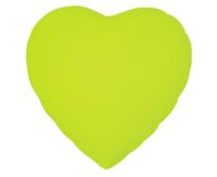 Opakowanie Balon foliowy Serce fluor żółty 46cm