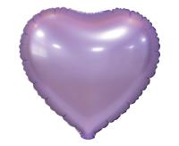 Opakowanie Balon foliowy Serce matowe liliowe 45cm