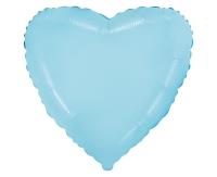 Opakowanie Balon foliowy Serce (niebieskie delikatne 45cm