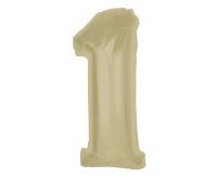 Opakowanie Balon foliowy Smart cyfra 1 matowa latte 92cm