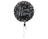 Balon foliowy Sparkling Happy Birthday 46cm. Wydawca: AMSCAN. SmakLiter.pl Opakowanie Balon foliowy Sparkling Happy Birthday 46cm