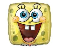 Balon foliowy Spongebob Square Face 46cm. Wydawca: Anagram. SmakLiter.pl Opakowanie Balon foliowy Spongebob Square Face 46cm