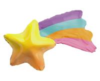 Opakowanie Balon foliowy Tęczowa Kometa 75x56cm