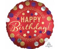 Balon foliowy XL Happy Birthday. Wydawca: AMSCAN. SmakLiter.pl Opakowanie Balon foliowy XL Happy Birthday