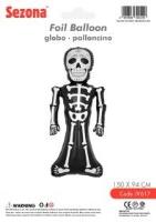 Opakowanie Balon Halloween Szkielet 150x94cm