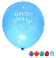 Opakowanie Balon Happy Birthday świecący 30cm 5szt PARTY GO