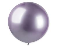 Opakowanie Balon kula shiny fioletowa 80cm