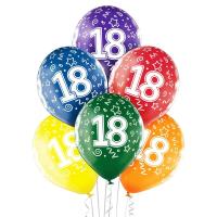 Opakowanie Balony 18 urodziny 30cm 6szt
