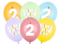 Balony 2 mix 30cm 6szt. Wydawca: PartyDeco. SmakLiter.pl Opakowanie Balony 2 mix 30cm 6szt