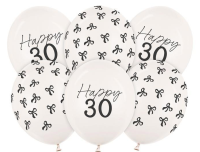 Balony 30 Pastel Off-white 30cm 6szt. Wydawca: PartyDeco. SmakLiter.pl Opakowanie Balony 30 Pastel Off-white 30cm 6szt