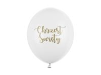 Balony 30cm Chrzest Święty Pastel Pure White 50szt. Wydawca: PartyDeco. SmakLiter.pl Opakowanie Balony 30cm Chrzest Święty Pastel Pure White 50szt