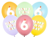 Balony 6 mix 30cm 50szt. Wydawca: PartyDeco. SmakLiter.pl Opakowanie Balony 6 mix 30cm 50szt