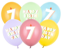Balony 7 mix 30cm 50szt. Wydawca: PartyDeco. SmakLiter.pl Opakowanie Balony 7 mix 30cm 50szt