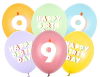 Balony 9 mix 30cm 50szt. Wydawca: PartyDeco. SmakLiter.pl Opakowanie Balony 9 mix 30cm 50szt