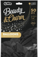 Opakowanie Balony Beauty&Charm pastelowe czarne