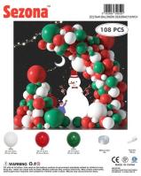 Opakowanie Balony Boże Narodzenie 108szt