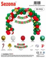Opakowanie Balony Boże Narodzenie 92szt