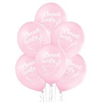 Opakowanie Balony chrzest dziewczynka 30cm 6szt
