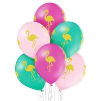 Opakowanie Balony flamingi 30cm 6szt