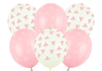 Balony Kokardki mix 30cm 6szt. Wydawca: PartyDeco. SmakLiter.pl Opakowanie Balony Kokardki mix 30cm 6szt