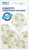 Opakowanie Balony konfetti 30cm 6szt