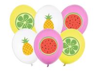 Opakowanie Balony Owoce 30cm 6szt