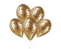 Opakowanie Balony żyrafa shiny złote 33cm 50szt
