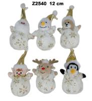 Opakowanie Bałwan Zwierzęta 12cm MIX