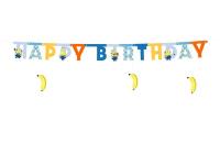 Opakowanie Baner Happy Birthday Minionki 50x153cm