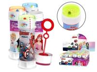 Bańki mydlane 60ml Princess/Avengers (36szt). Wydawca: Artyk. SmakLiter.pl Opakowanie Bańki mydlane 60ml Princess/Avengers (36szt)