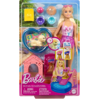 Opakowanie Barbie Puppy Pool Party z akcesoriami zmiana kolor