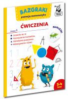 Bazgraki poznają matematykę. Ćwiczenia. Poziom 1. Kapitan Nauka. Autor: Rogala Leszek. SmakLiter.pl Okładka książki Bazgraki poznają matematykę. Ćwiczenia. Poziom 1. Kapitan Nauka