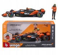Opakowanie Bburago Model 1:24 Bolid F1 Mclaren MCL38 figurka Oscar Piastri 18-28040_81