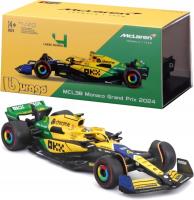 Opakowanie Bburago Model 1:43 BOLID F1 McLaren MCL38 Lando Norris GP Monaco 2024 SENNA