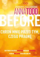 Before. Chroń mnie przed tym, czego pragnę. Autor: Anna Todd. SmakLiter.pl Okładka książki Before. Chroń mnie przed tym, czego pragnę