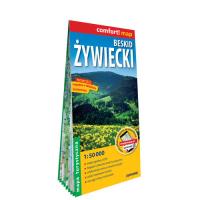 Okładka książki Beskid Żywiecki laminowana mapa turystyczna 1:50 000