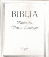 Okładka książki Biblia Pamiątka Chrztu Świętego