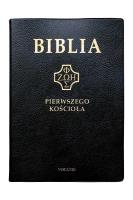 Biblia pierwszego Kościoła czarna. Autor:   Praca zbiorowa. SmakLiter.pl Okładka książki Biblia pierwszego Kościoła czarna