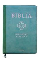 Biblia pierwszego Kościoła z paginat. suwak mieta. Autor:   Praca zbiorowa. SmakLiter.pl Okładka książki Biblia pierwszego Kościoła z paginat. suwak mieta