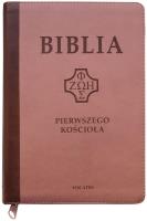 Biblia pierwszego Kościoła z paginat. suwak róż. Autor:   Praca zbiorowa. SmakLiter.pl Okładka książki Biblia pierwszego Kościoła z paginat. suwak róż