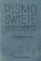 Biblia Tysiąclecia - oazowa, ekoskóra. Autor:   Praca zbiorowa. SmakLiter.pl Okładka książki Biblia Tysiąclecia - oazowa, ekoskóra