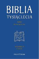 Okładka książki Biblia Tysiąclecia T.1 w.6 studyjne