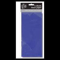 Opakowanie Bibuła 50x70 cm Ciemnoniebieska 6 arkuszy