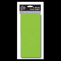 Opakowanie Bibuła 50x70 cm Zielona 6 arkuszy